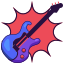 external electric-guitar-rock-and-roll-justicon-flat-justicon-1 icon
