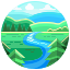 external forest-landscape-justicon-flat-justicon icon