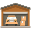external garage-home-and-living-justicon-flat-justicon icon