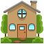 external house-farming-and-gardening-justicon-flat-justicon icon
