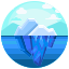 external iceberg-landscape-justicon-flat-justicon icon