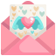 external letter-romantic-love-justicon-flat-justicon icon