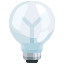 external light-bulb-light-bulbs-justicon-flat-justicon icon