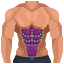 external male-fitness-gym-justicon-flat-justicon icon