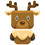 external reindeer-christmas-avatar-justicon-flat-justicon-1 icon