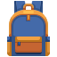 external school-bag-education-justicon-flat-justicon icon