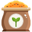 external seed-bag-farming-and-gardening-justicon-flat-justicon icon