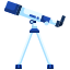 external telescope-science-justicon-flat-justicon icon