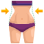 external waist-fitness-gym-justicon-flat-justicon-1 icon