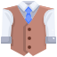 external waistcoat-clothing-justicon-flat-justicon icon