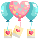 external balloon-romantic-love-justicon-flat-justicon icon