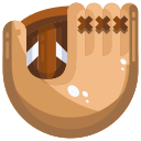external baseball-glove-baseball-justicon-flat-justicon-1 icon