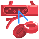 external blood-cells-human-organs-justicon-flat-justicon icon
