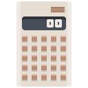 external calculator-office-stationery-justicon-flat-justicon icon