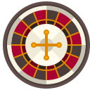external casino-roulette-gambling-justicon-flat-justicon icon
