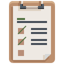external clipboard-office-stationery-justicon-flat-justicon icon