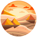 external desert-landscape-justicon-flat-justicon icon
