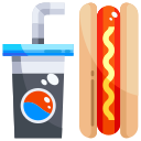 external fast-food-baseball-justicon-flat-justicon icon