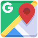 external google-maps-social-media-justicon-flat-justicon icon