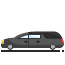 external hearse-transportation-justicon-flat-justicon icon