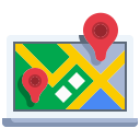 external laptop-map-and-location-justicon-flat-justicon icon