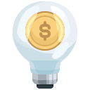 external light-bulb-light-bulbs-justicon-flat-justicon-3 icon