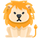 external lion-animal-justicon-flat-justicon icon