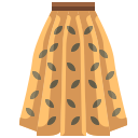 external long-skirt-autumn-clothes-justicon-flat-justicon icon