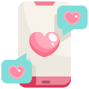 external message-romantic-love-justicon-flat-justicon icon