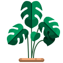external monstera-leaf-tree-justicon-flat-justicon icon
