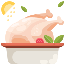 external roast-chicken-cooking-justicon-flat-justicon icon