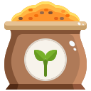 external seed-bag-farming-and-gardening-justicon-flat-justicon icon