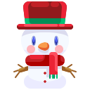 external snowman-christmas-avatar-justicon-flat-justicon icon