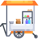 external stall-food-thailand-element-justicon-flat-justicon icon
