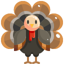 external turkey-thanksgiving-justicon-flat-justicon icon