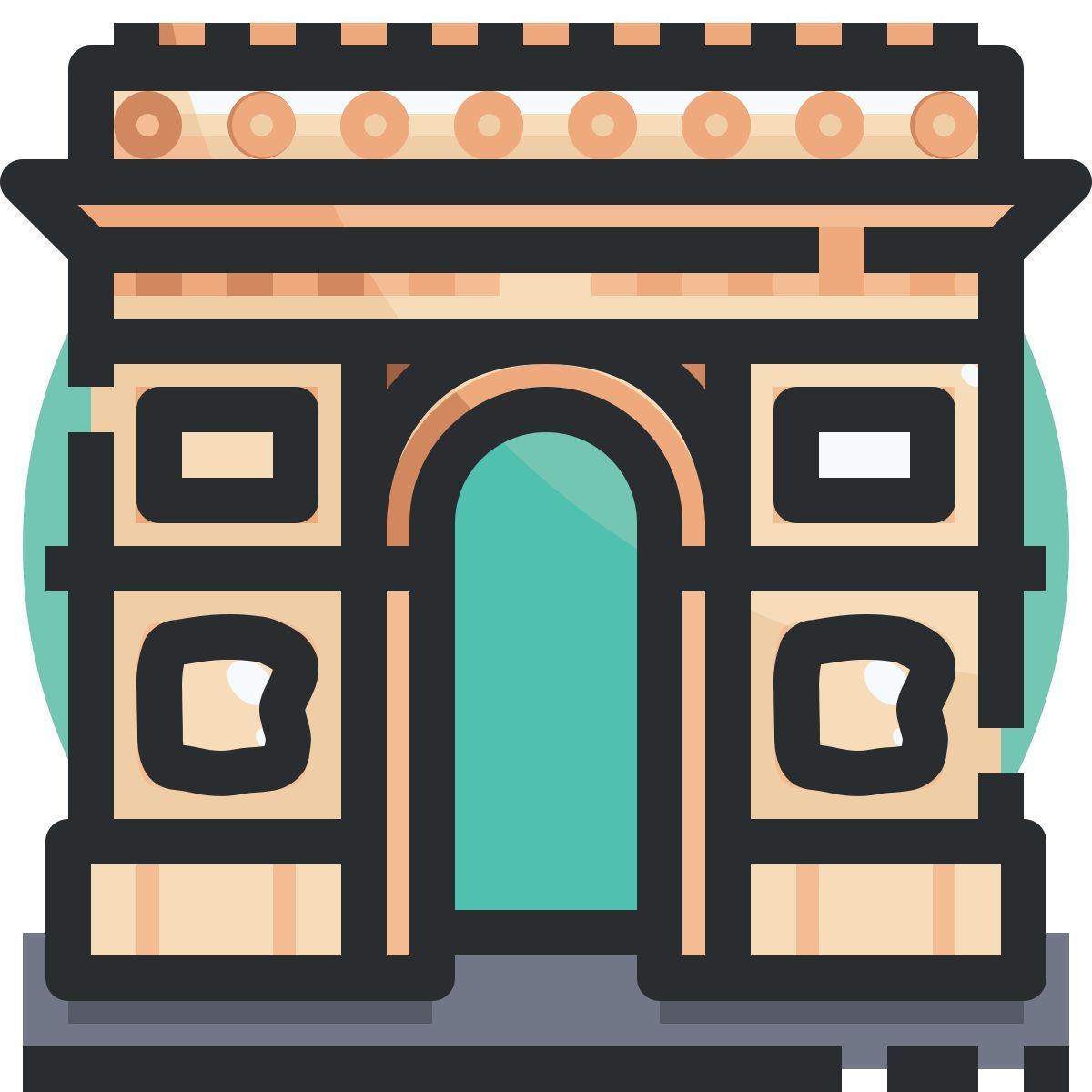 arc de triomphe icon
