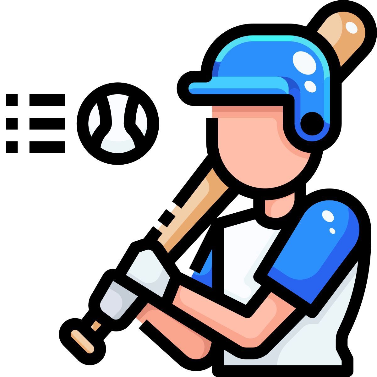 baseball player icon