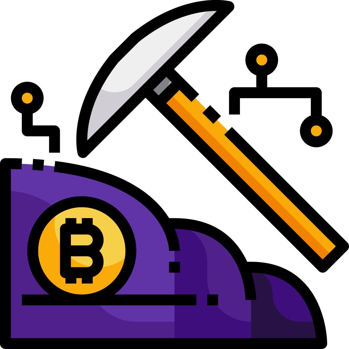 bitcoin mining icon