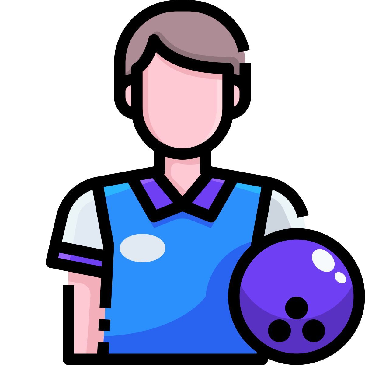 bowling game icon