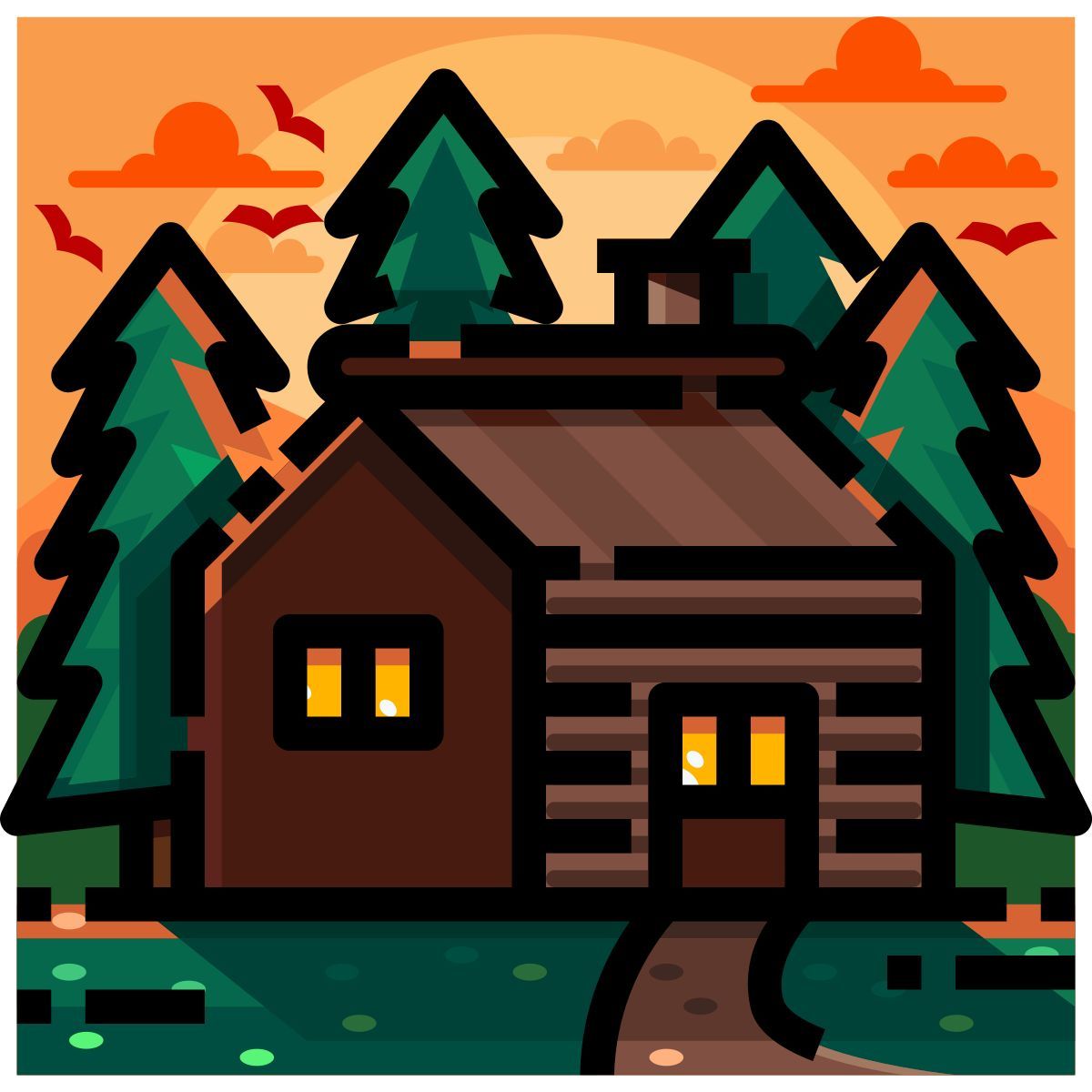 cabin icon