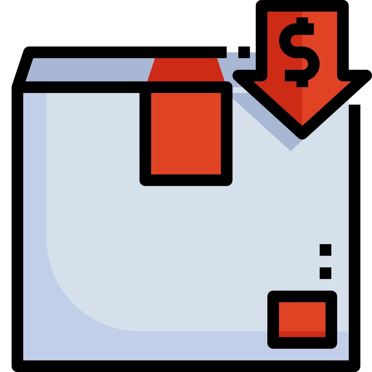 cardboard box icon