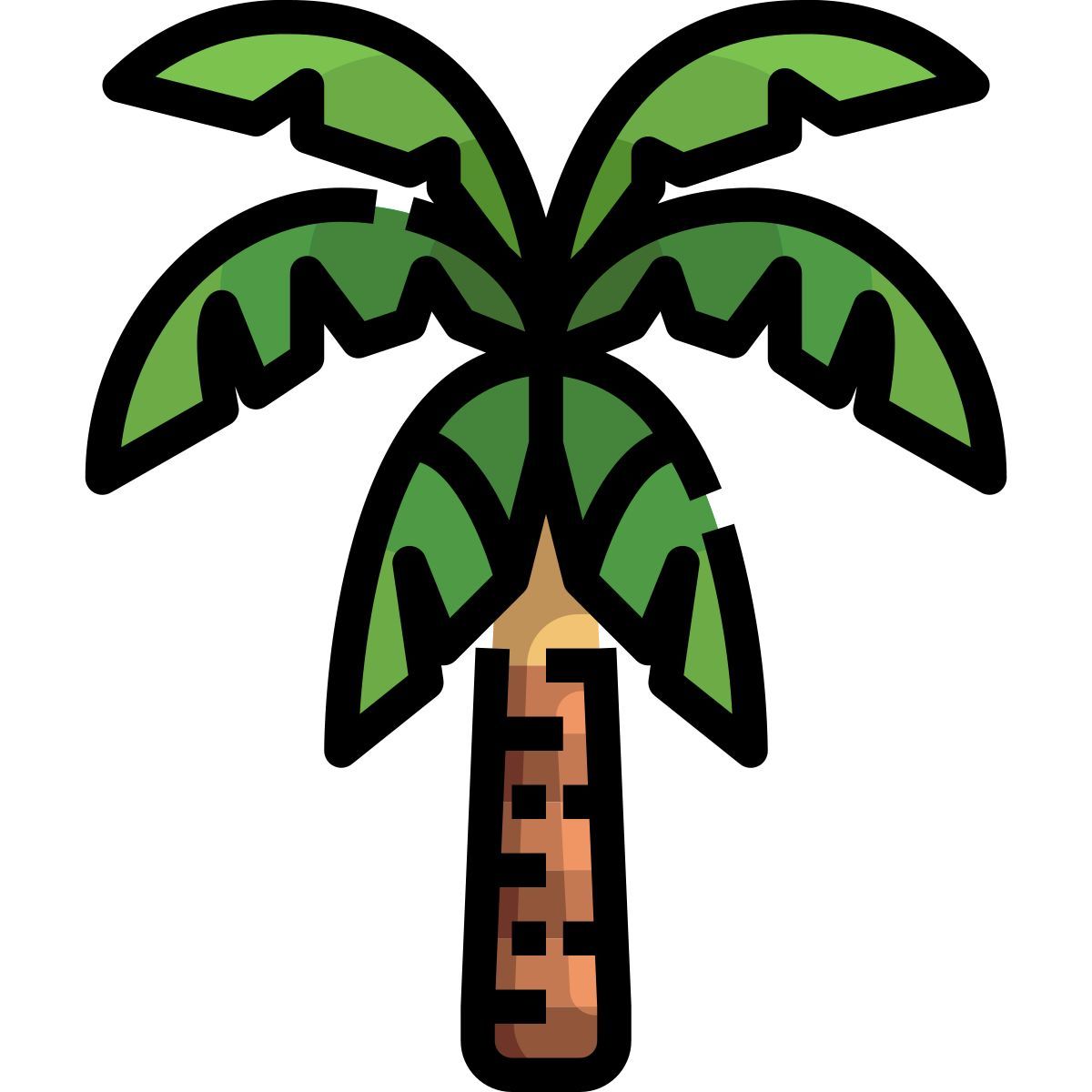 árbol de coco icon