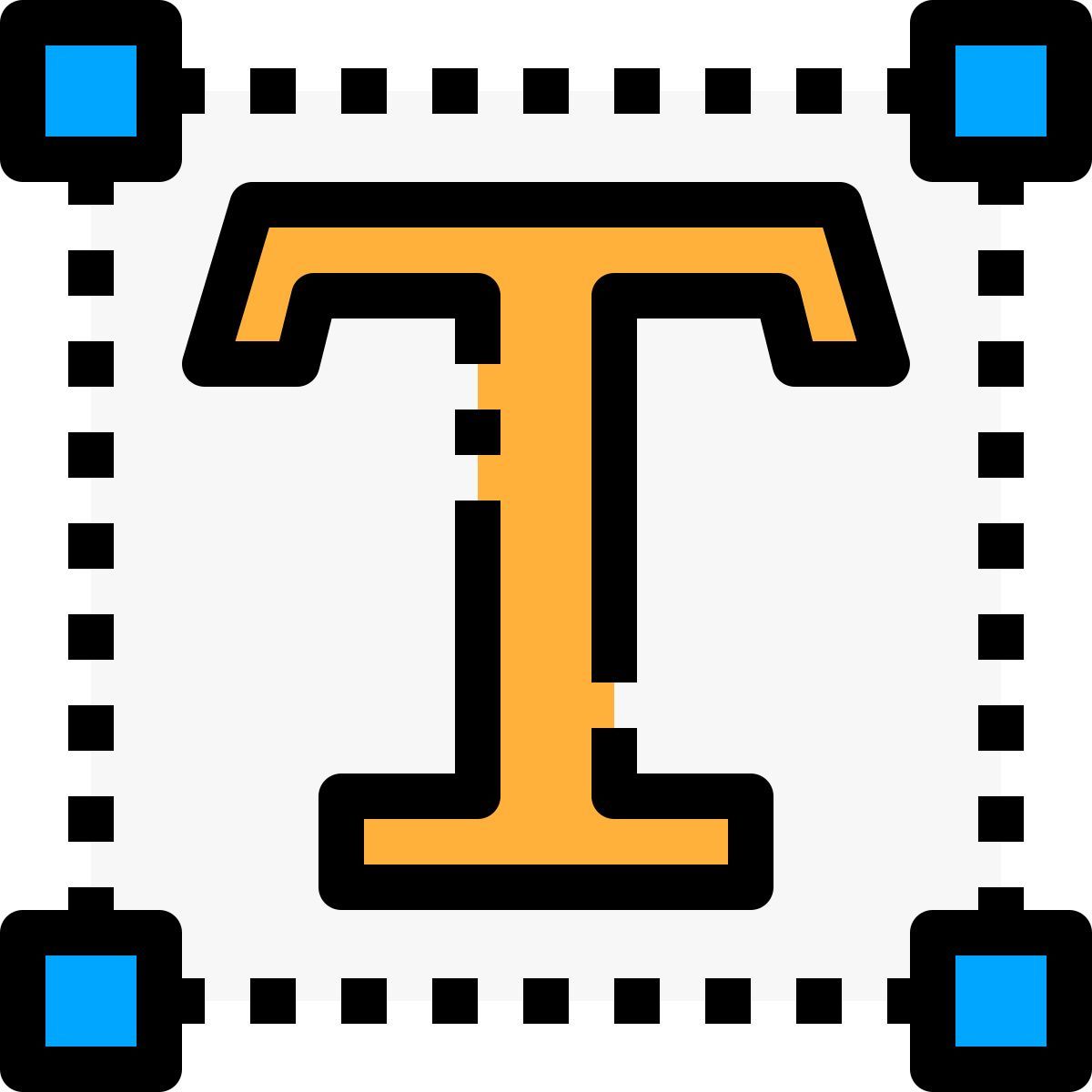 herramienta de texto tipográfico icon