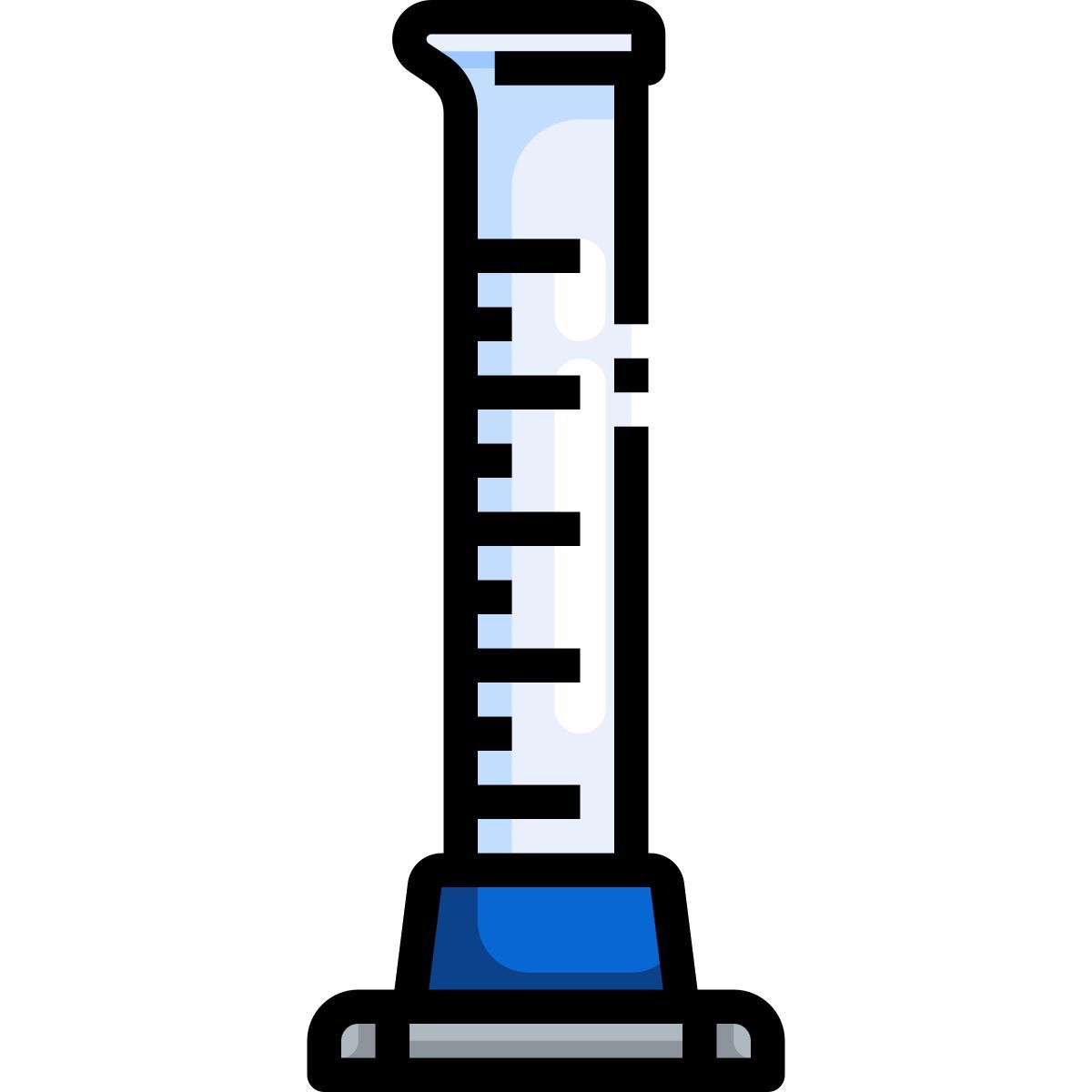 graduated cylinder icon