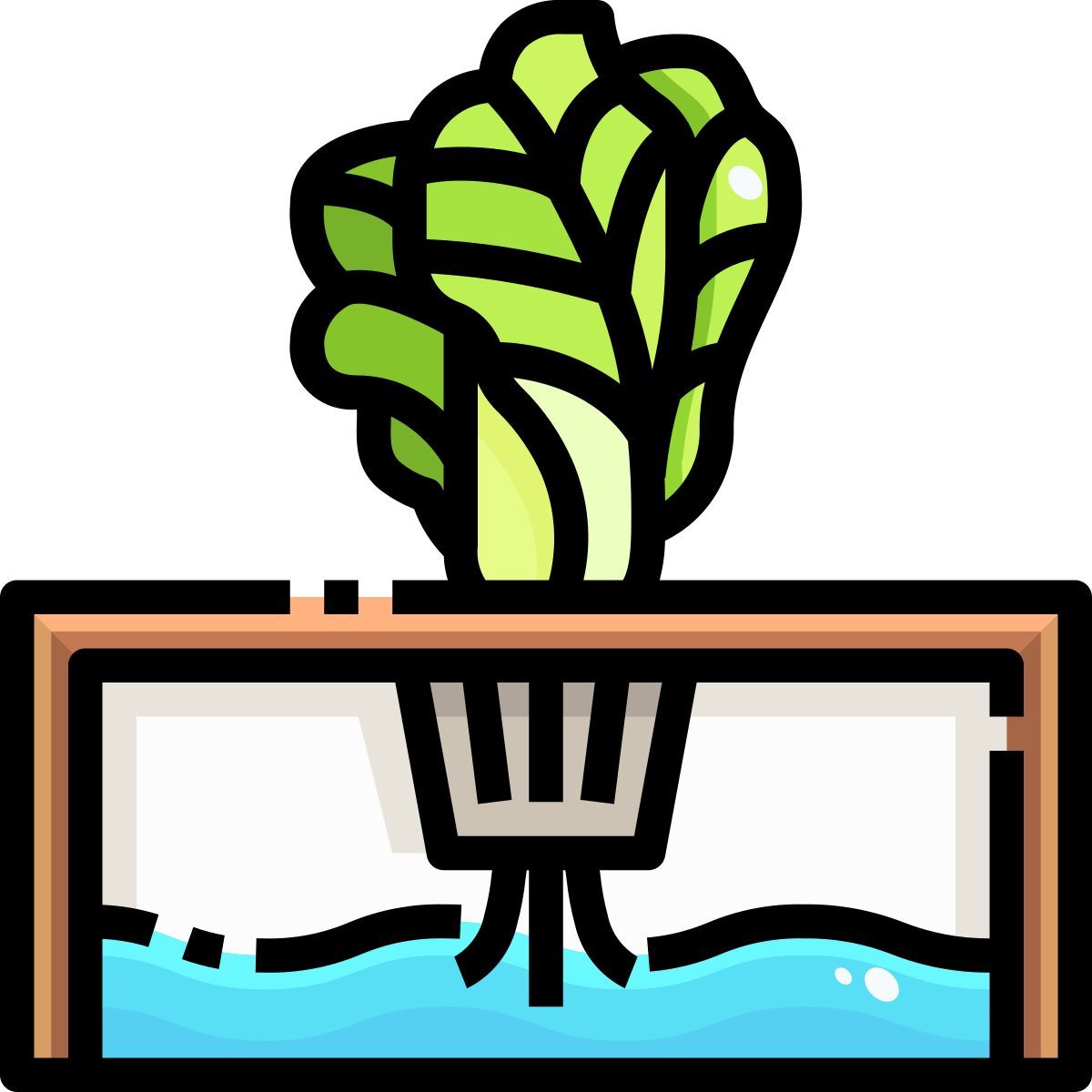 hydroponischer gartenbau icon