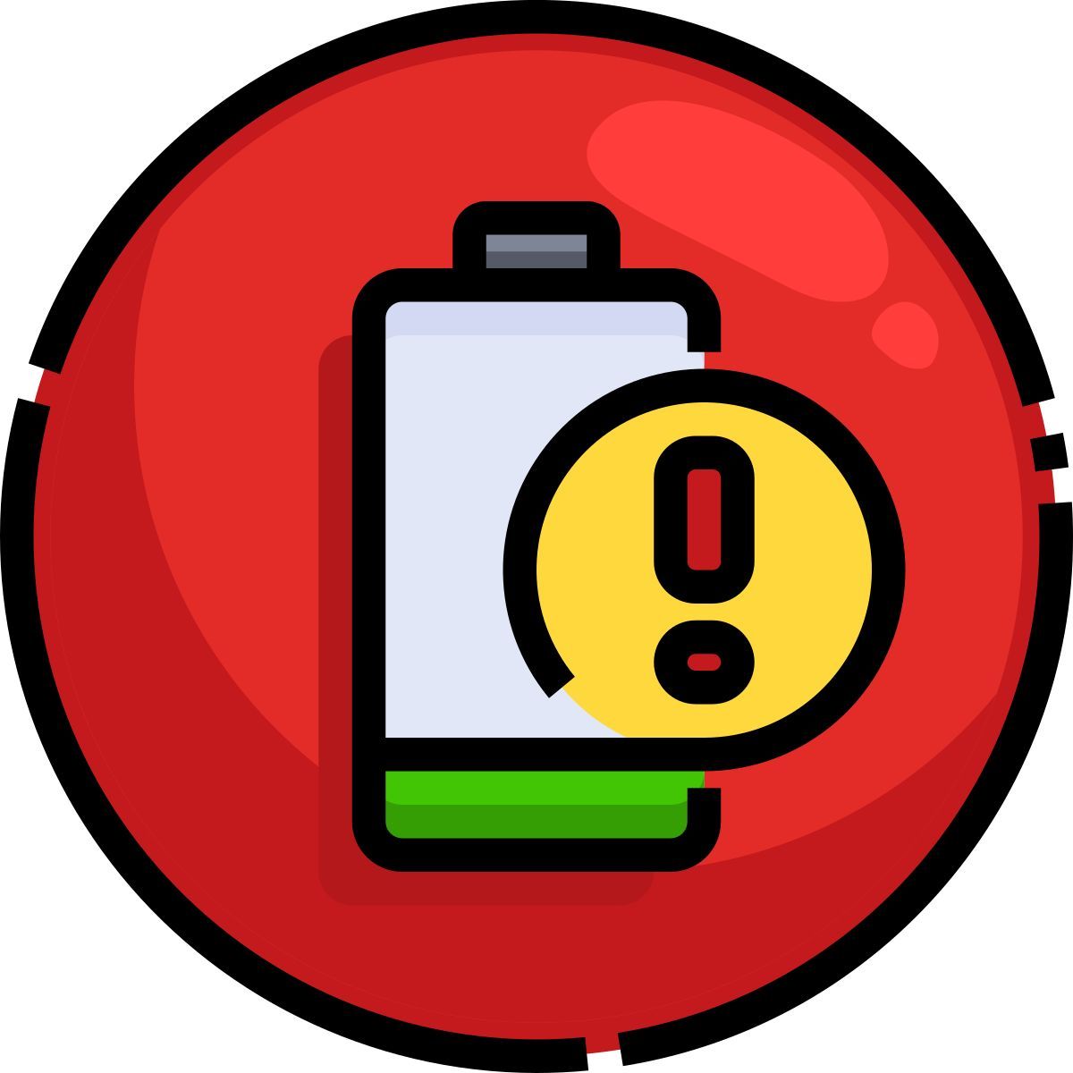 low battery icon