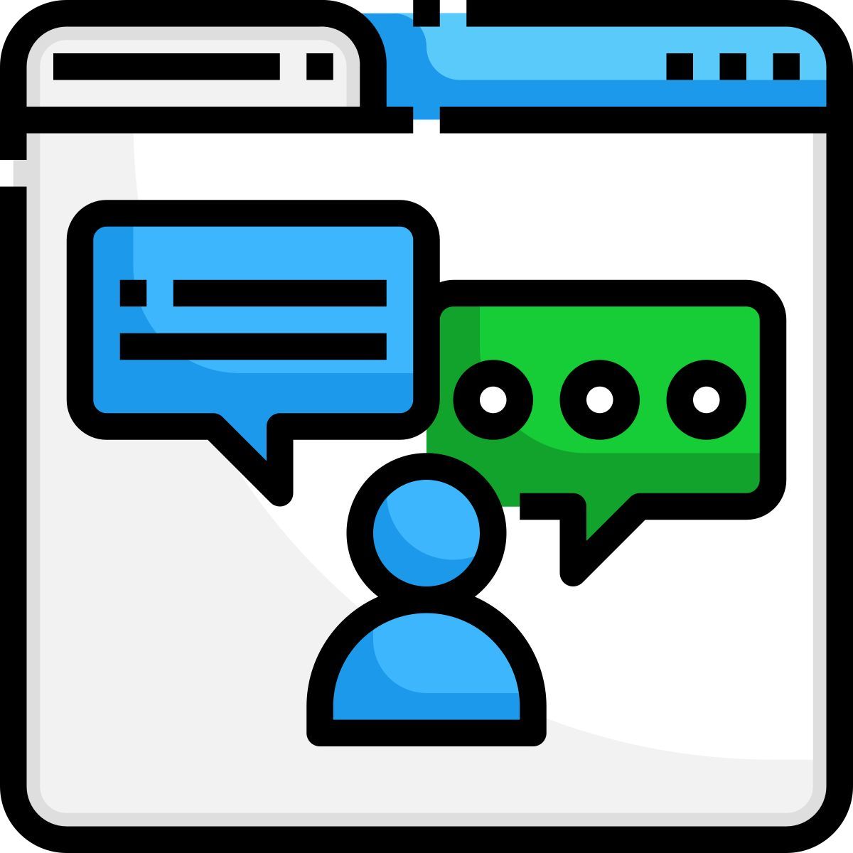 online communication icon