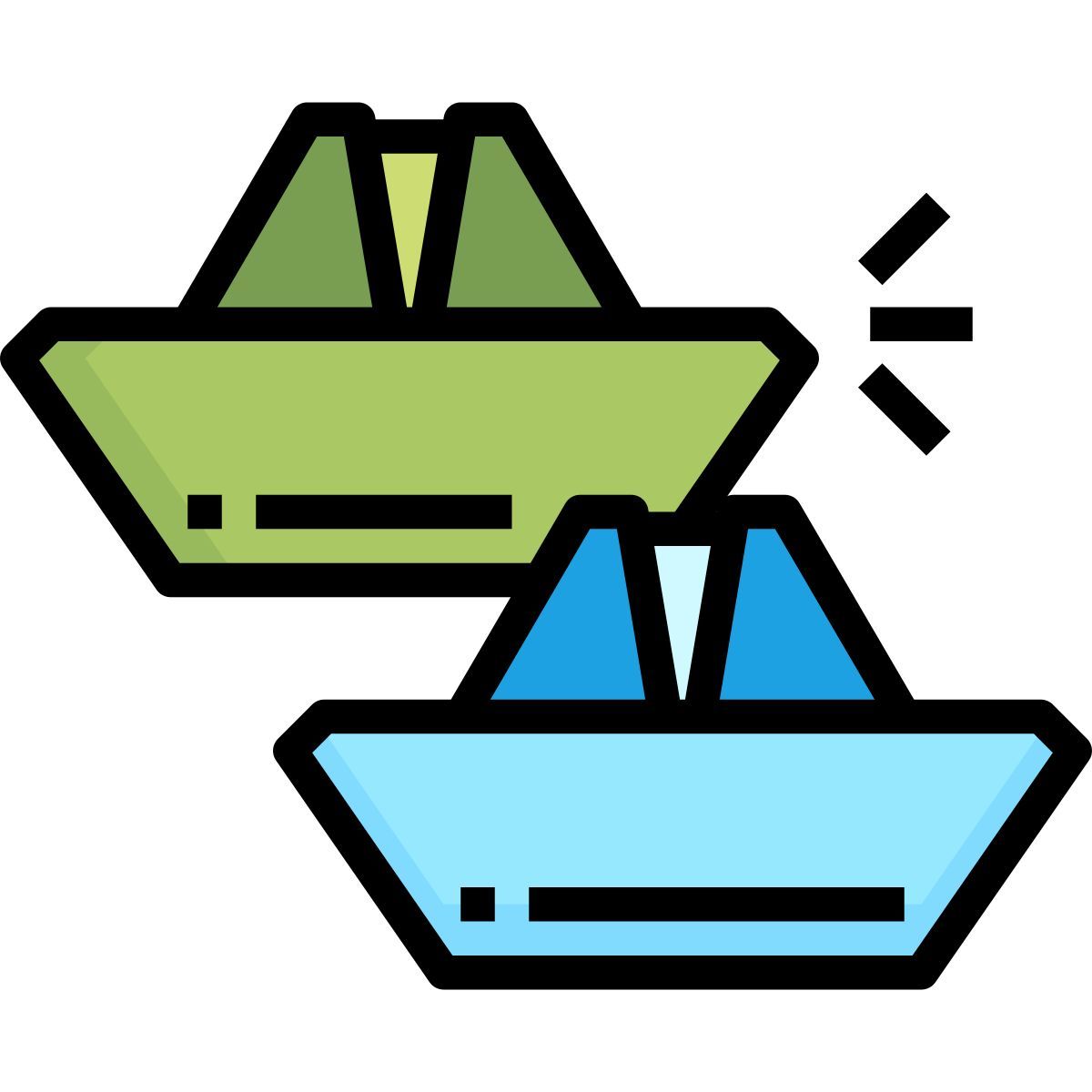 paper boat icon