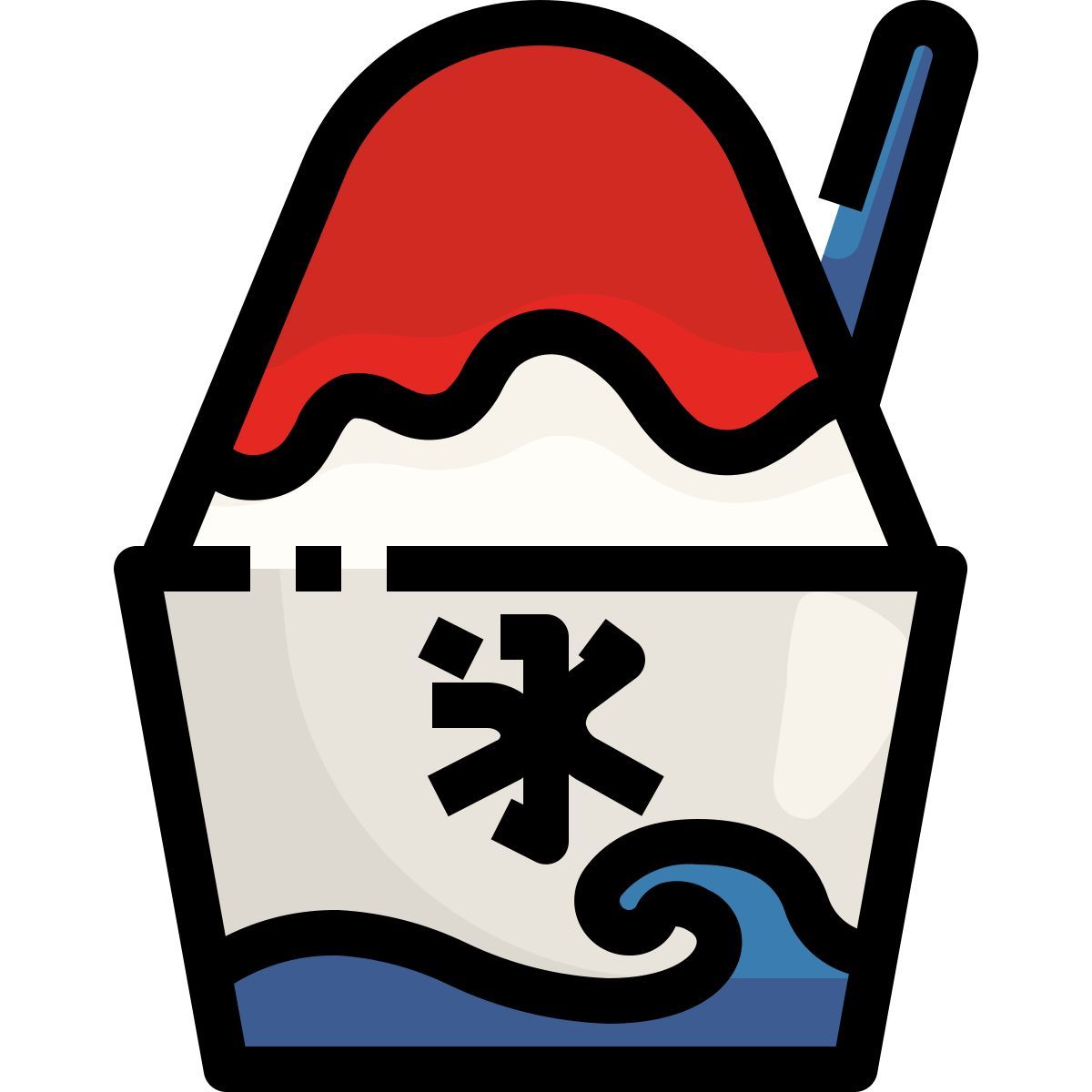 shaved ice icon