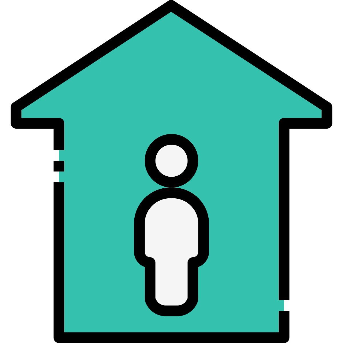 stay at home icon
